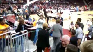Pat Summitt Enter's the Colonial Center in Columbia, SC