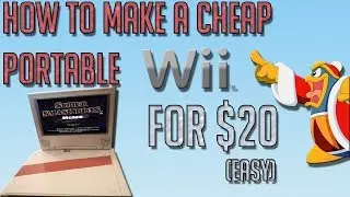How To Make A Portable Wii Laptop [CHEAP and EASY] [Tutorial]