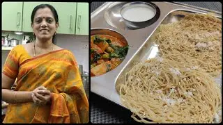1 கப் கோதுமை மாவில் பஞ்சு போல் சாப்ட்டான இடியாப்பம்/Idiyaappam with Potato Kurma/Idiyappam recipe