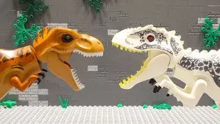 Lego Jurassic World  - Indominus Rex vs T-Rex