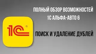Поиск и удаление дублей в 1С Альфа-Авто 6