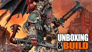 Let's Build Daemon Primarch Angron Miniature Unboxing Warhammer 40k
