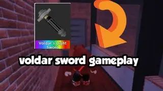 voldar sword gameplay on a pro server😱 (roblox survive the killer)