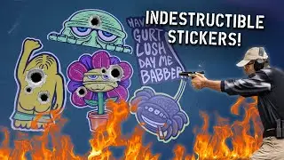 How to make your own INDESTRUCTIBLE STICKERS!