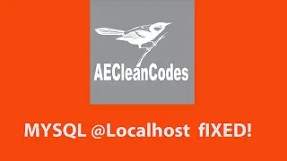 WHY YOU CANNOT ASSIGN @locahost in MYSQL fixed!