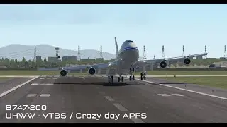 X-Plane 11 / Timelapse / UHHH - VTBS / APFS Crazy Day Ivent
