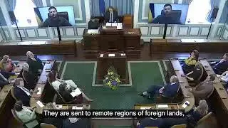 Ukrainian President Zelensky's Speech to Iceland Althing (Parliament) ● ENGLISH SUBTITLES ● 6th May