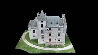 Photogrammétrie 3D drone, Château de Sédières, Corrèze