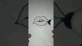 shining lips art || #short video