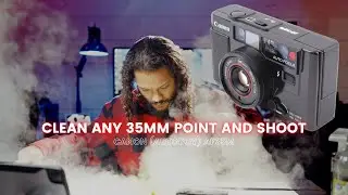 How To Clean A 35mm Point and Shoot - Canon AF35M "AutoBoy" | Film Photography