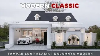 OPEN SPACE CONCEPT || CLASSIC MODERN 1-STOREY HOUSE DESIGN || CLASSIC EXTERIOR, MODERN INSIDE!!