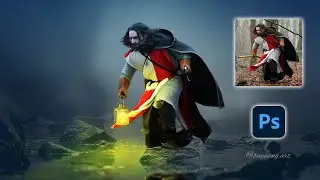 Warrior Photoshop Manipulation - Cinematic Lights Effect Photoshop