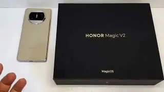 Honor Magic V2 purple Unboxing Foldable phone!