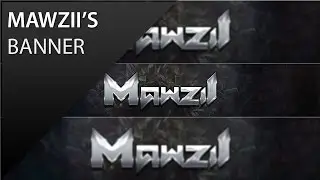 Mawzii's Banner l Photoshop Cs6