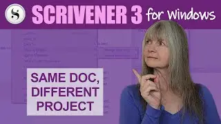 Scrivener 3 for Windows: Copy to Project