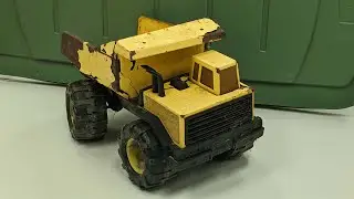Restoration of Tonka trucks...while following my kids specifications
