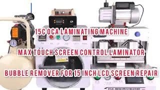 OCA Laminating Machine Work|MAX Touch Screen Control Laminator Bubble Remover#device#mobile#realme