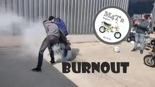 singa burnout with daytona 150
