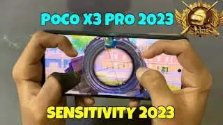 NEW😱BEST SENSITIVITY & SETTINGS 2023 Poco X3 Pro 90Fps 2023  | PUBG MOBILE BGMI