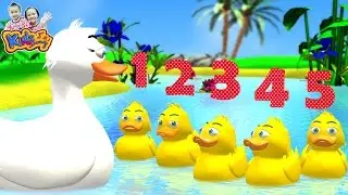เพลงลูกเป็ด 5 ตัว | เป็ดน้อย 5 ตัว | five little duck  By KidsMeSong