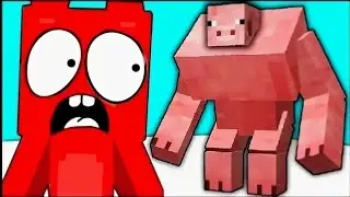 ЖЕЛЕЙНЫЙ МИШКА ПРОТИВ СВИНЬЯ МУТАНТ В МАЙНКРАФТ ~ ИСПЫТАНИЯ МУЛЬТИК MINECRAFT ! МЕДВЕДЬ НУБ