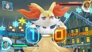 Pokken WifiBattle Braixen VS Charizard