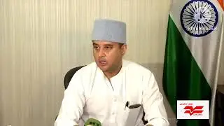 New Communication Minister Jyotiraditya Scindia speaking after taking the charge of this Department