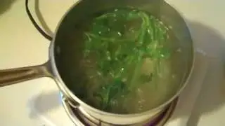 Cooking Hop Shoots