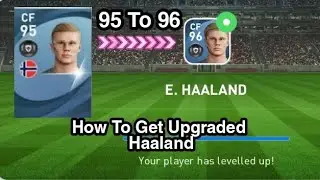 Trading New 96 Rated Erling Haaland Training and Max level stats PES 2021