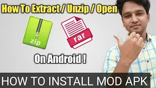 How To Unzip/Open Zip File In Android | Extract Rar Files In Android - Mr. Roy Tech