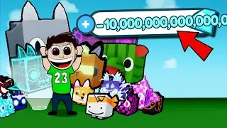 CONSEGUIMOS TODAS las MASCOTAS de PET SIMULATOR X en 14 MINUTOS ?? (Roblox)