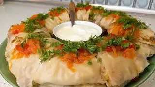 Узбекский ханум/ Вкуснейший рулет из мяса и овощей.