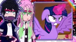 ||Fandoms reacting to TWILIGHT SPARKLE||  \\🇧🇷/🇺🇲// ◆Bielly - Inagaki◆