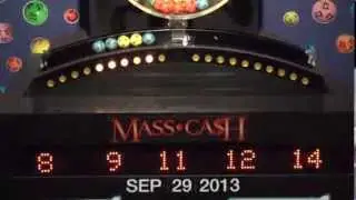 Mass Cash Game Drawing: Sunday, September 29, 2013