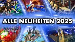 Alle Freizeitpark-Neuheiten in Deutschland 2025 🇩🇪🎢