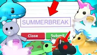 *JULY* NEW WORKING ADOPT ME CODES FOR 2020?!? (TRYING THEM OUT)