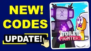 *NEW* ALL WORKING CODES FOR TOILET FIGHTERS - ROBLOX SKIBID TOILET FIGHTERS