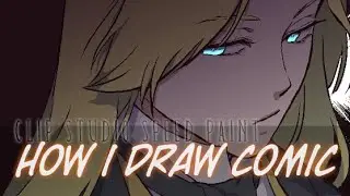 [Clip Studio Paint speed drawing] How I Draw Comic