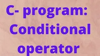 c-program to check whether given integer is even or odd using Conditional Operator