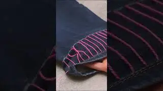 Sewing trick - how to hem your jeans without cutting the original hem! Miarti 🧵✂️