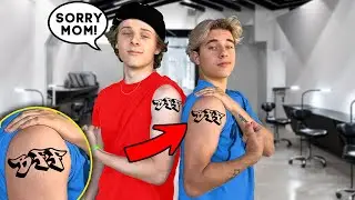 WE GOT MATCHING TATTOOS!