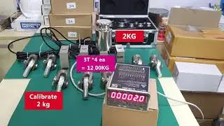 Dini Argeo DGT1P (3). วิธี Calibrate จอเครื่องชั่ง 6 หลัก ชั่งหินทราย แพล้นคอนกรีต ภายใน 3 นาที