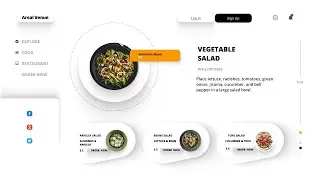 Food Landing Page In Figma - Tutorial