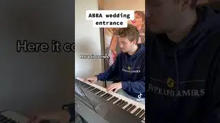 ABBA wedding entrance