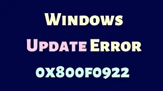 Windows Update Error 0x800f0922 [HINDI]
