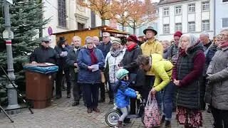 Eröffnungs-Andacht des Sinsheimer Weihnachtsmarktes 2022