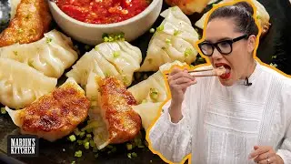 I could eat these dumplings ALL DAY! | Thai Shrimp Gyoza | Marion's Kitchen