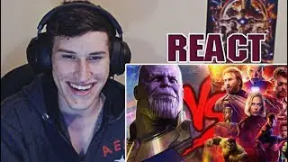 REACT Vingadores VS. Thanos | Duelo de Titãs (ESPECIAL VINGADORES: GUERRA INFINITA)