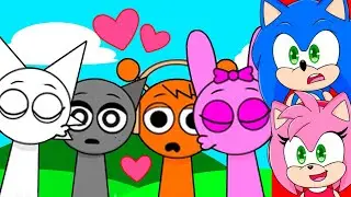 ALL SPRUNKI COUPLES (KISS MOD)