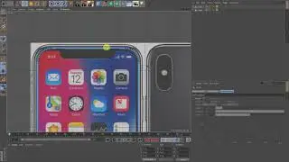 How to modeling iPhone X on cinema 4d - Step By Step